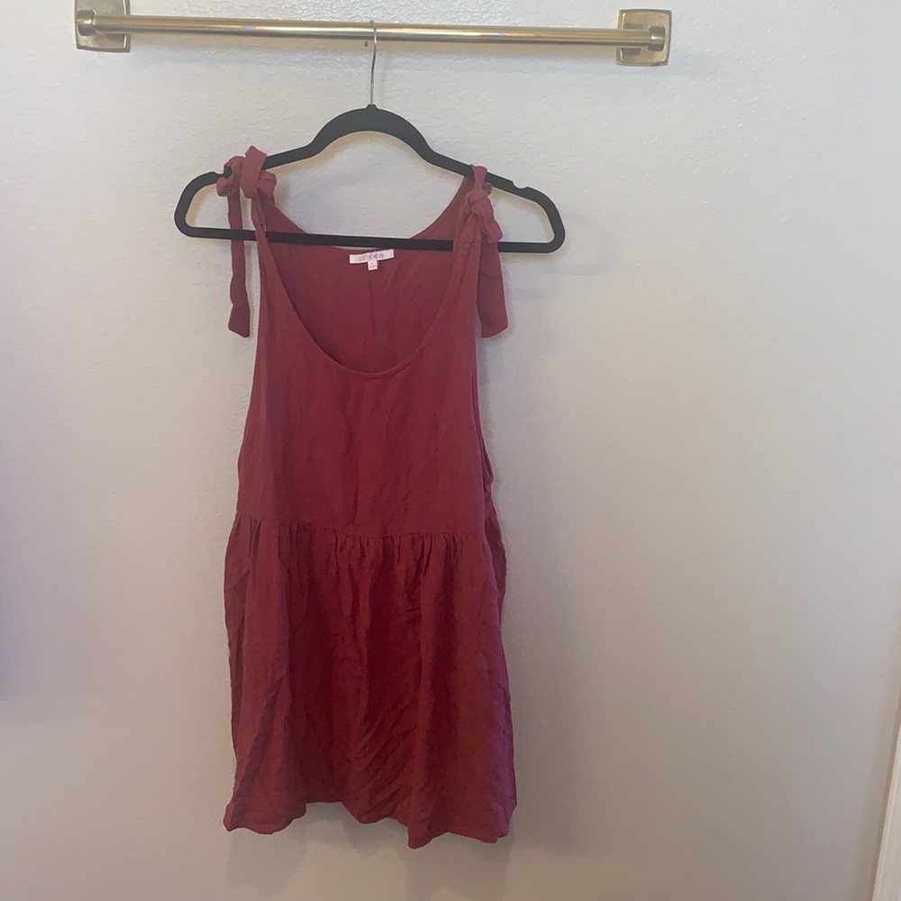 Red PacSun coverup dress